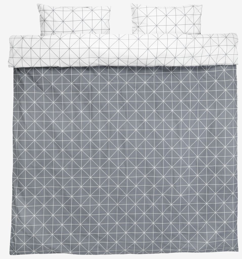 Posteljina ATLA 200x220/50x70/75 cm siva
